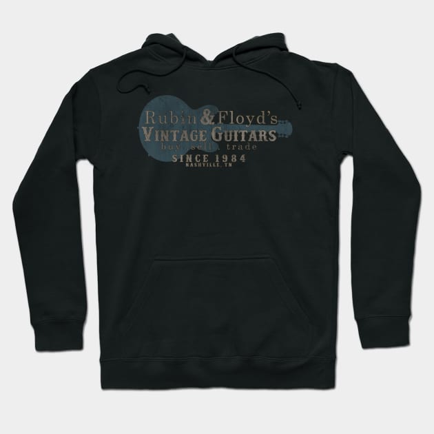 Rubin & Floyd's vintage guitar shop Nashville Tennessee Hoodie by PMGdesigns